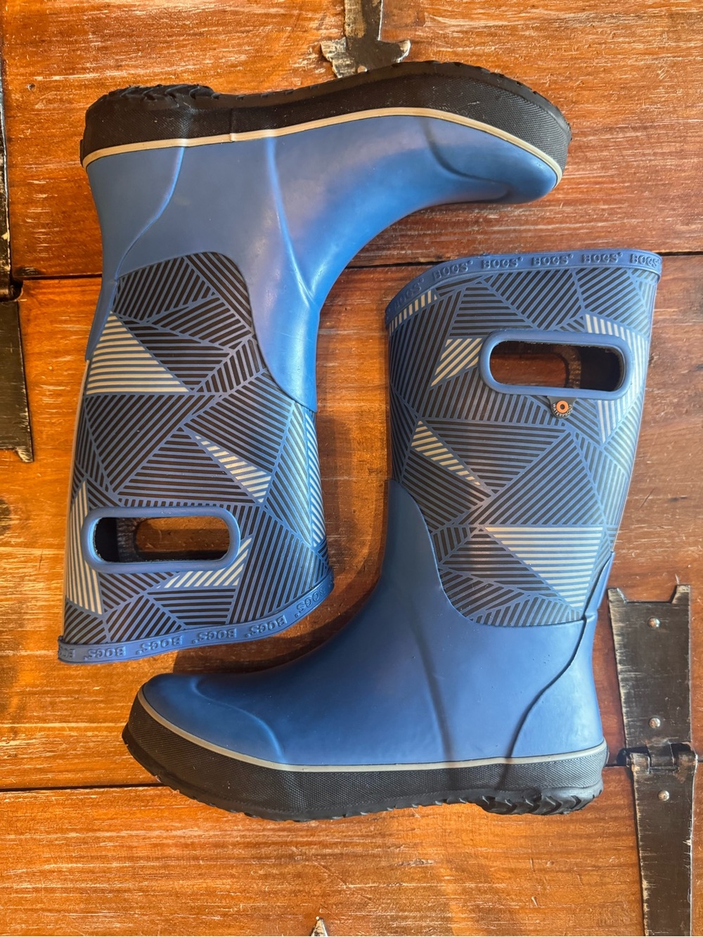 Blue Waterproof Rain Boots by BOGS